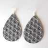 charcoal earrings